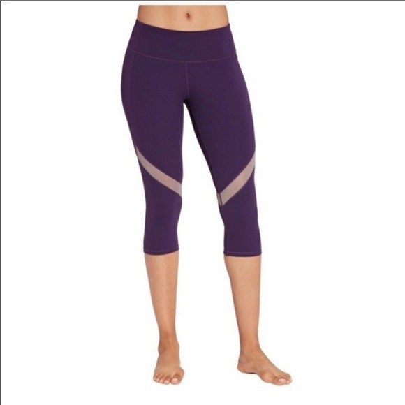 CALIA by Carrie Underwood Pants - CALIA by Carrie Underwood Purple Crop Leggings SzS